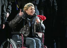 Tymoshenko, speaking yesterday from wheelchair